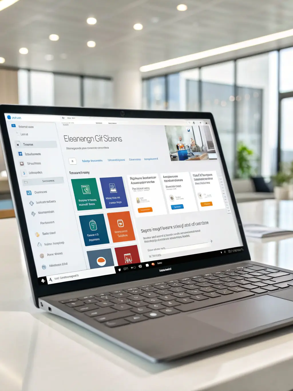 An image of the Microsoft 365 admin center interface, showing user management, application settings, and security configurations, used to represent Microsoft 365 administration.